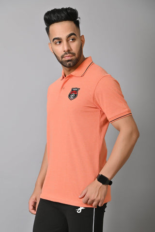 Jaguro Men's Polo Tshirt Orange