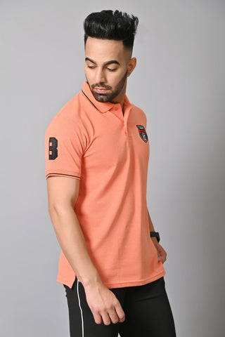 Jaguro Men's Polo Tshirt Orange