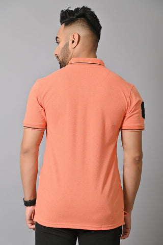 Jaguro Men's Polo Tshirt Orange