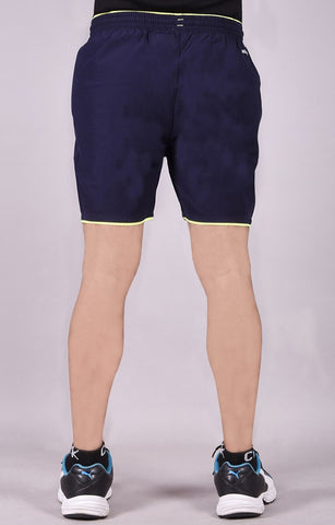 JAGURO Blue Polyester Fit Type Activewear Shorts